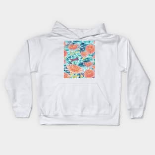 Among the Chrysanthemums Kids Hoodie